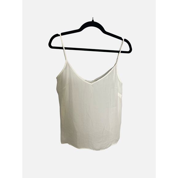 Sandro Spaghetti Straps Sheer Cami Tank Top - Picture 1 of 5